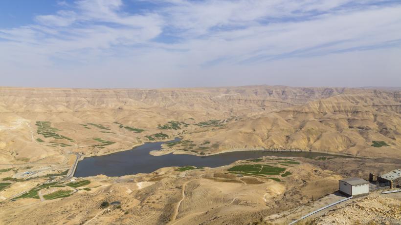 Jordan, Wadi Mujib, view to reservoir. Photo credits: Westend61 / Westend61 via Getty Images.