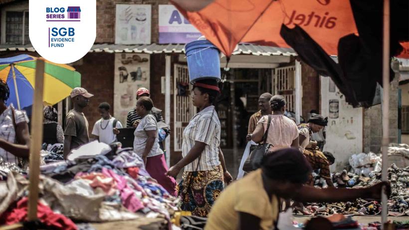 An image of a Zambian market. Photo by GIANLUIGI GUERCIA AFP via Getty Images.