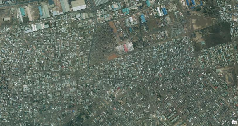 Aerial map of Zambia (By kind permission of Ministry of Lands, Zambia)