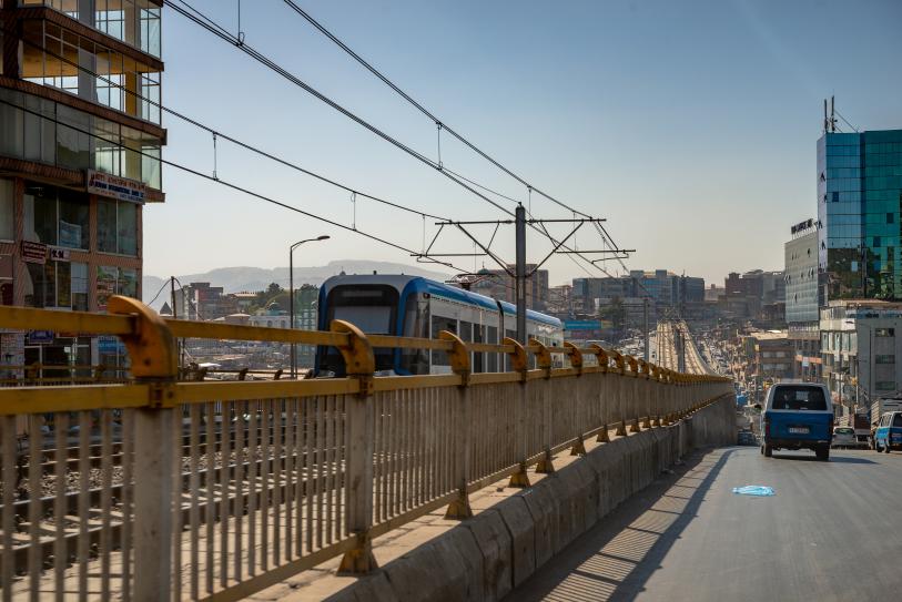 Light Rail Transit In Addis Ababa, Ethiopia