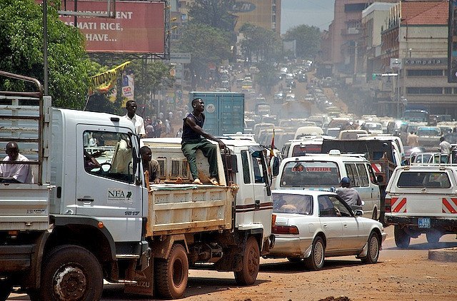Kampala traffic jam